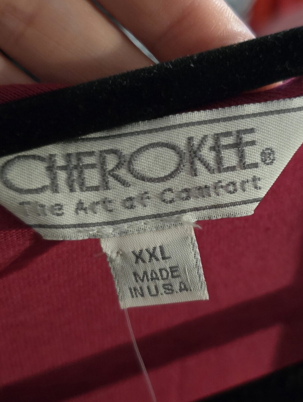 Cherokee V-Neck Top - Raspberry Pink - Picture 3 of 3